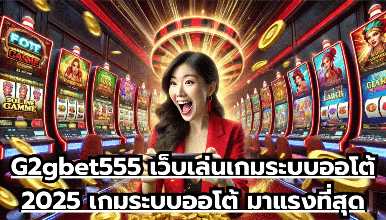G2gbet555 เว็บเล่นเกมระบบออโต้ 2025 เกมระบบออโต้ มาแรงที่สุด เล่นผ่านเว็บ ผ่านมือถือ